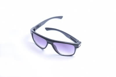 A pair of sunglasses on a white background