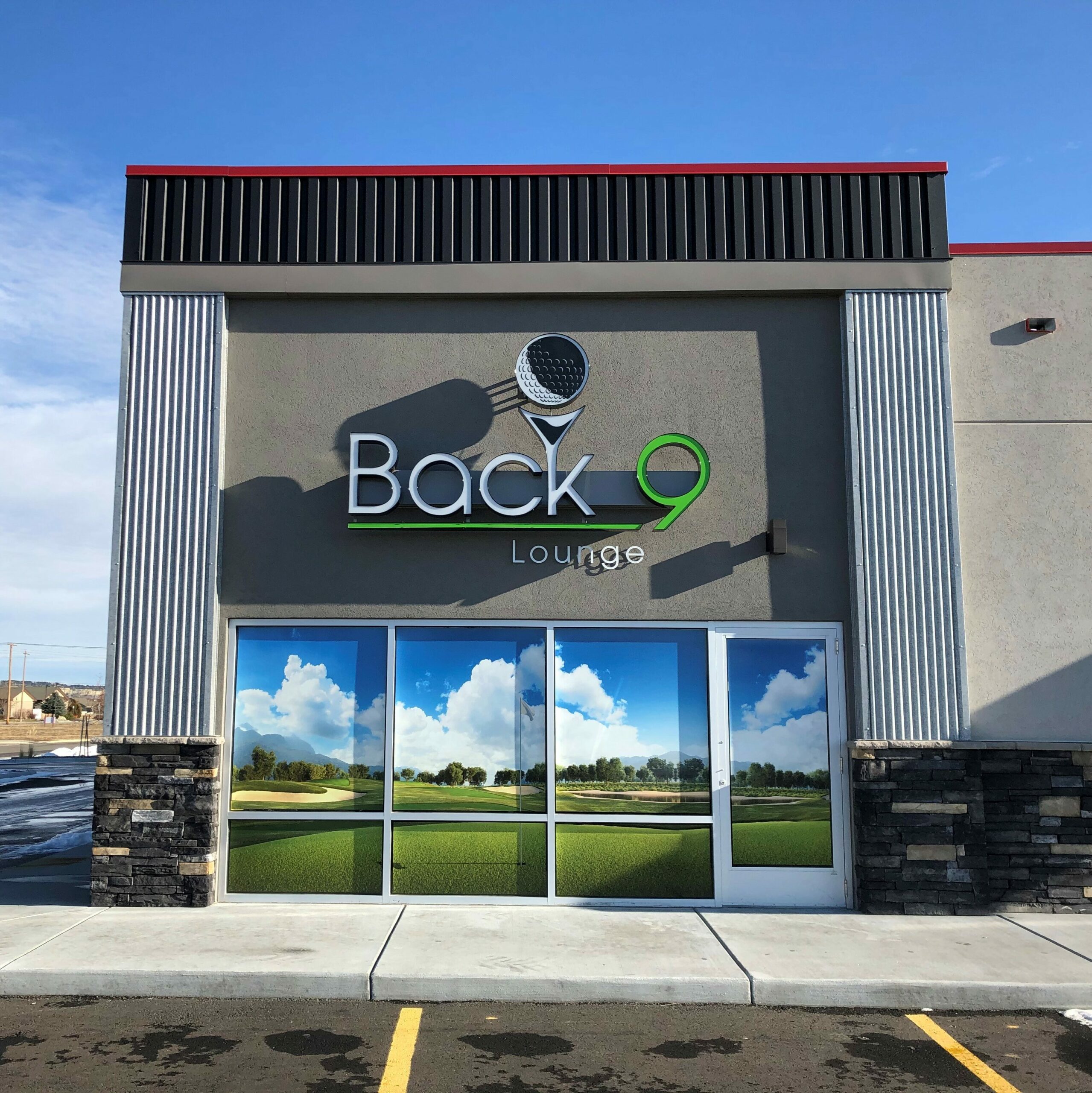 Back 9 Exterior Sign done by Zee Creative Sign Company