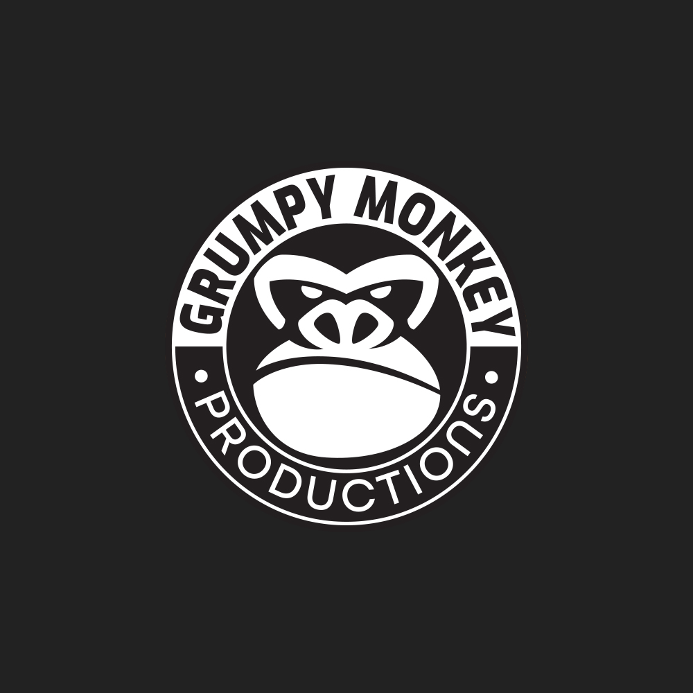 Grumpy Monkey Grass Company | Logo Design | Zee Creative