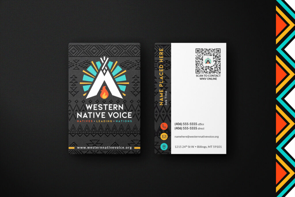 Western Native Voice Business Card