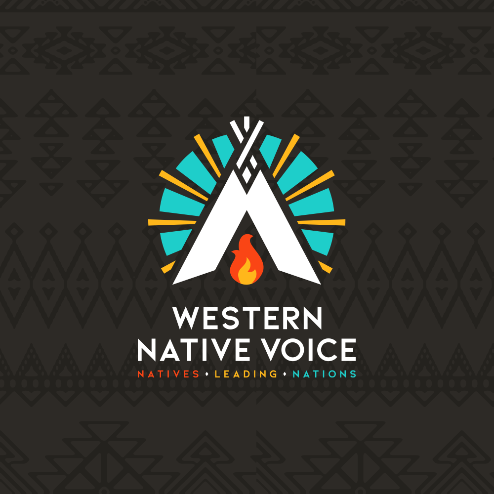 Western Native Voice Logo Design